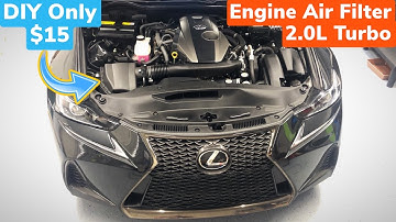Replace Lexus IS Engine Air Filter, 2010-2021 (Intake filter)