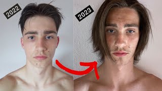 1 Year of Hair growth Time Laps || Felix’s Journey