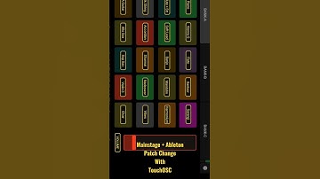 Mainstage +Ableton Patch Change #TouchOSC