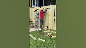 Step-by-Step Guide: Building a Gate Section on Your Privacy Fence! #fence #woodworking #gate