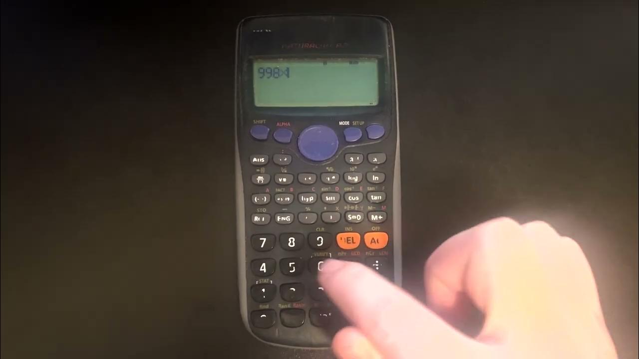 How to reset your calculator casio fx 82au plus youtube