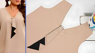 Excellent Sewing Tips and Tricks | How to Cut and Sew V neck design