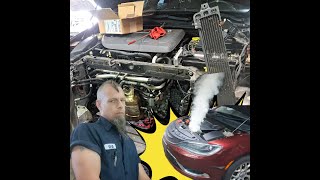 ♨️Chrysler 200 Radiator replace How to🔥♨️