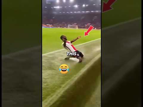 This Player's Knee Slide Wouldn't Stop #shorts #ronaldo