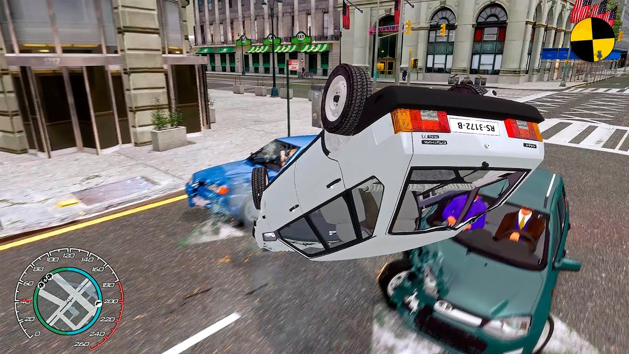 GTA 4 Crash Testing Real Car Mods Ep.355