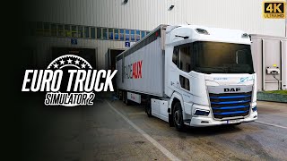 DAF XF Electric Driving Trough Village - Euro Truck Simulator 2 Gameplay Walkthrough
