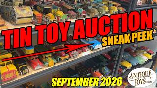 Celebrity September 2026 Tin Toy Auction Preview Antique Toys Net Worth