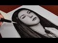 Realistic Portrait Drawing Jisoo of BLACKPINK | RP Artworks