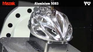 Rudy Project Windmax Cyle Helmet Machined in 5-axis with PowerMILL on Mazak Variaxis j600-5AX