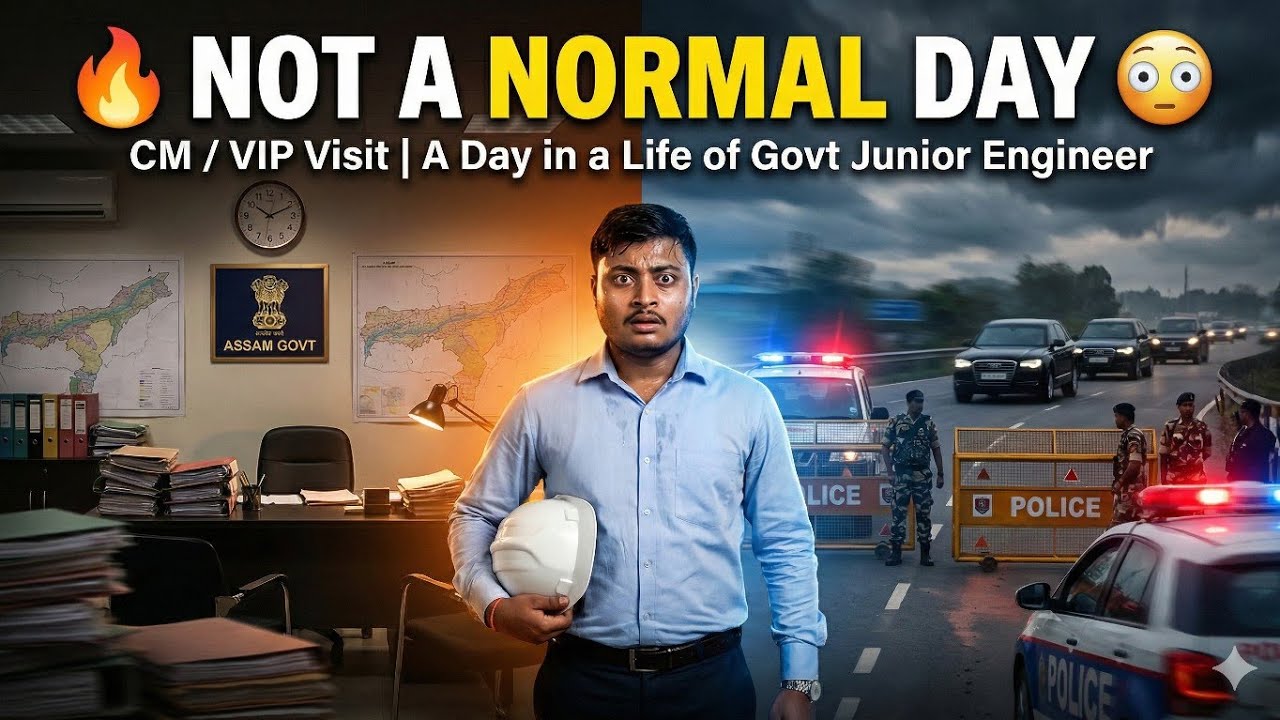 A Day in a Life of Govt Engineer | Office work + Field visit