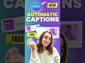 Add Free Video Captions with Canva π₯