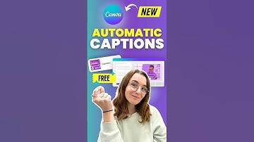 Add captions to your video for free with @canva  with just a click. #accessiblecontent #subtitles