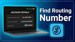 How To Find Routing Number On OnePay (2026) - Simple Guide