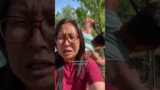 Dance fighting 2 10 #homesteading #gardening #fruittree #vlog