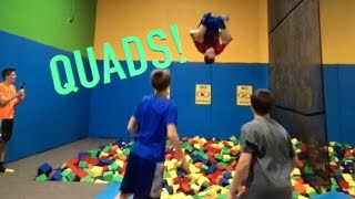 MOST INSANE TRAMP PARK FLIPS(quads, triples)