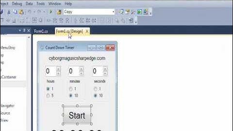 C# Edge 110 -  C# CDT2 - timer and label