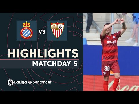 Resumen de RCD Espanyol vs Sevilla FC (2-3)