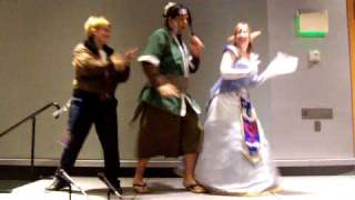 NekoCon 2009: Don't Stop Believin' (during Karaoke setup)