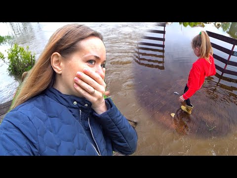 ВЛОГ Затопило участки!
