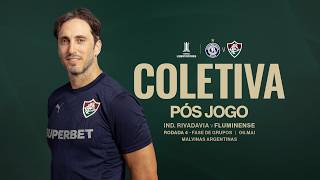 COLETIVA LUIS ZUBELDÍA | IND. RIVADAVIA 1 X 1 FLUMINENSE | CONMEBOL LIBERTADORES 2026