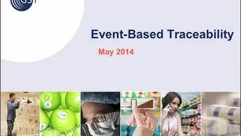 Event-Based traceability - an introduction