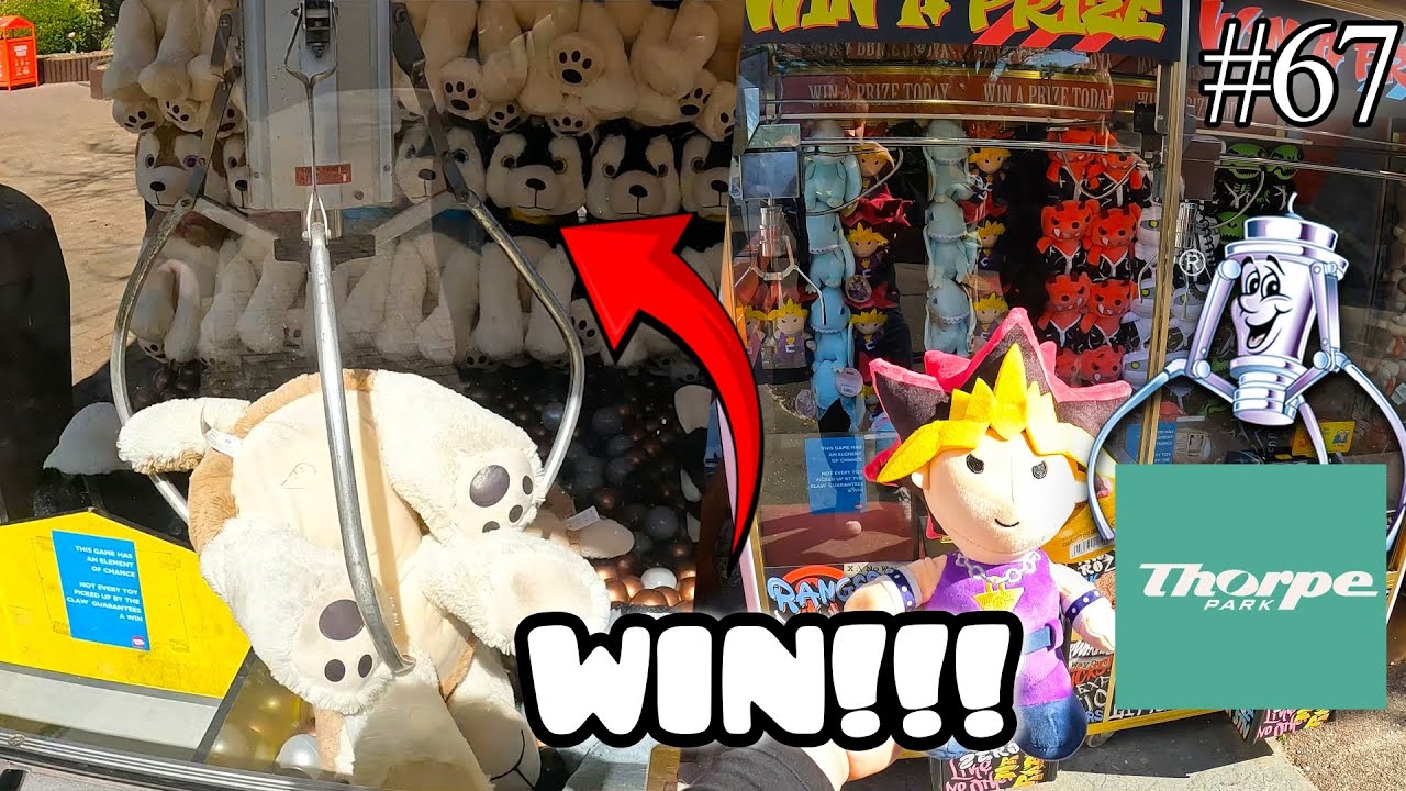 Claw Machines UK Episode #67 | MASSIVE WIN AT THORPE PARK From HB Leisure