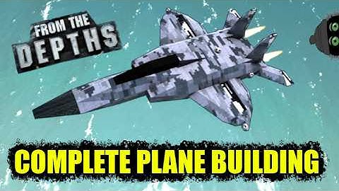 Building A Complete Jet Plane! ✈️👍 From the Depths