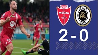 Monza Spezia 2-0 · Palladino non si ferma · Serie A 2022/2023