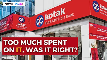 Did Kotak Mahindra Bank Lag In Allocating Its IT Budget? I Here's What Went Wrong I NDTV Profit