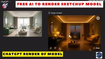 AI for architect and interior designer to animate rendered image / sketchup tutorial