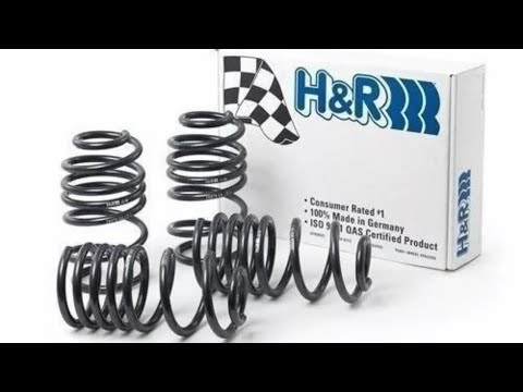 How to install H&R lowering springs on a Dodge Charger/Challenger Scatpack Hellcat RT |GARAGE DRIVEN
