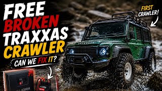 My Neighbor Gave Me a FREE Broken Traxxas Crawler… Can We Fix It