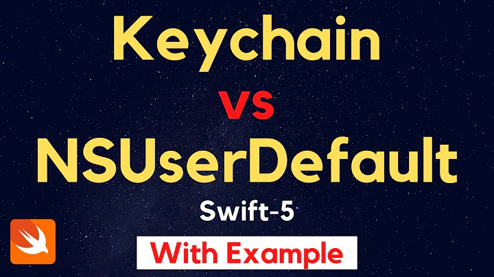 Difference Between Keychain and NSUserDefault | Save and Read Data