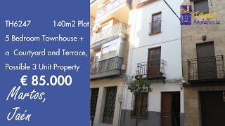 85K, 5 Bedroom House, possible 3 unit Investment Property for sale in Spain inland Andalucia TH6247