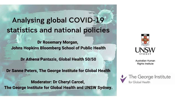 Webinar: Analysing global COVID-19 statistics and national policies