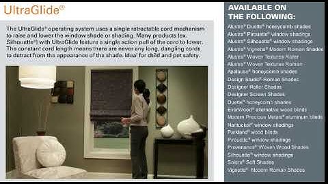 UltraGlide -Hunter Douglas Blinds Operating System