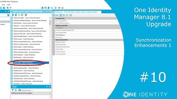 One Identity Manager | Upgrade 8.1 #10 | Synchronization Enhancements Part 1