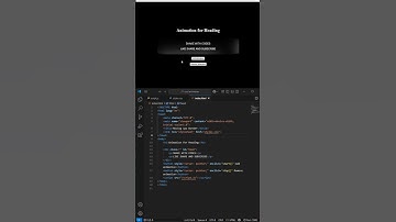 HTML CSS ANIMATION FOR HEADING #shorts #short #trending #trendingshorts #javascript #python #short