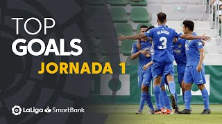 Todos los goles de la Jornada 1 de LaLiga SmartBank 2019\/2020