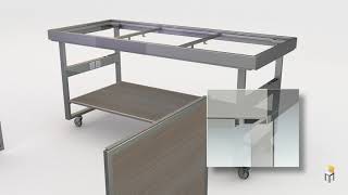 Ramler Folding Modular Buffet Assembly Demonstration