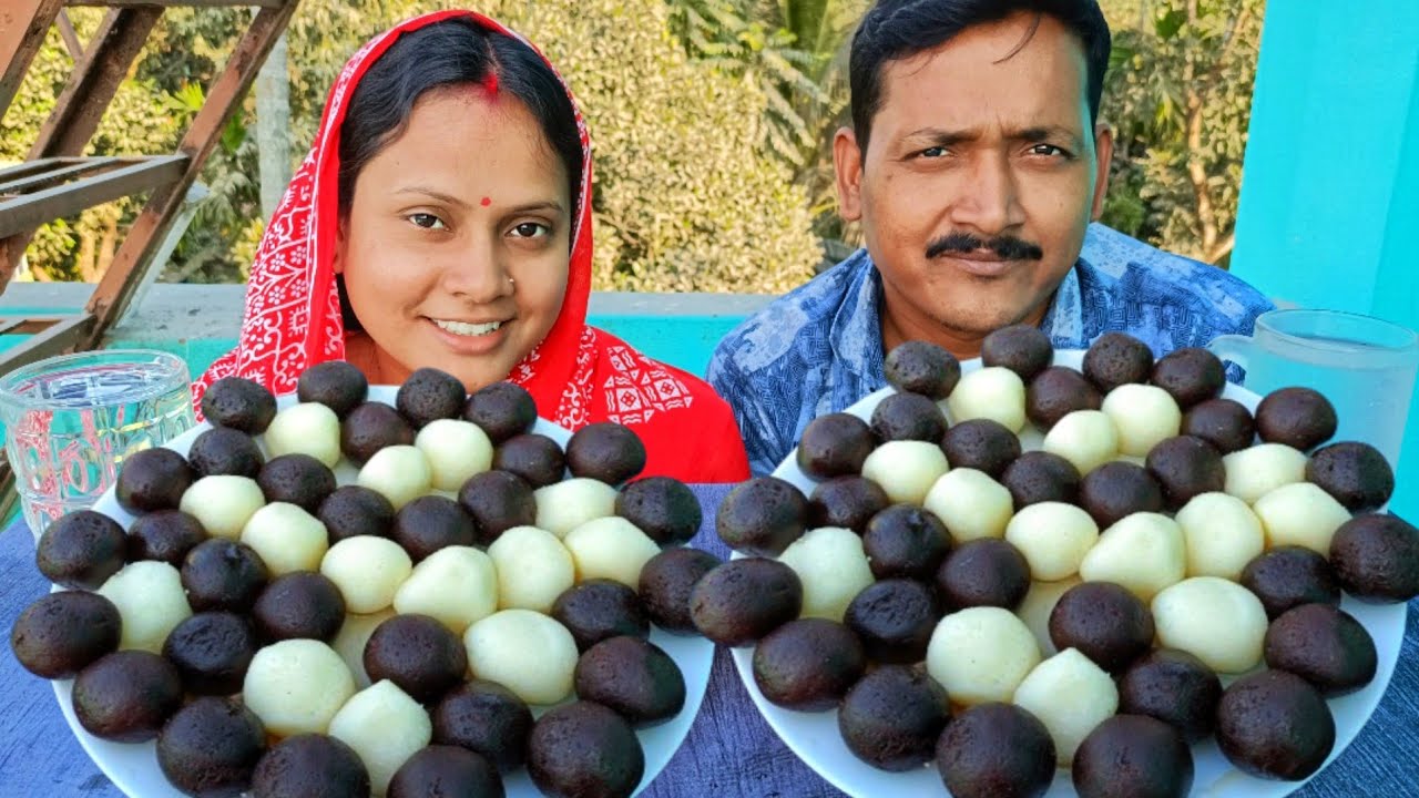 Sweets challenge|| rasgulla & gulab jamun challenging video... With punishment 🤮#asmr