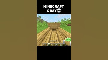 Minecraft x ray machine💀 #shorts #minecraft
