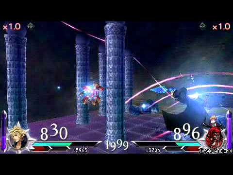 ディシディア デュオデシム クラウド vs ギルガメッシュ 1