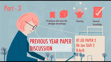 2020 Solved JEE Paper 2  B.ARCH/B.PLANNING| | IITJEE 2 preparation | NATA Preparation