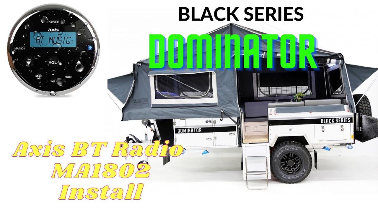 AXIS BT RADIO INSTALL IN BLACK SERIES DOMINATOR YouTube