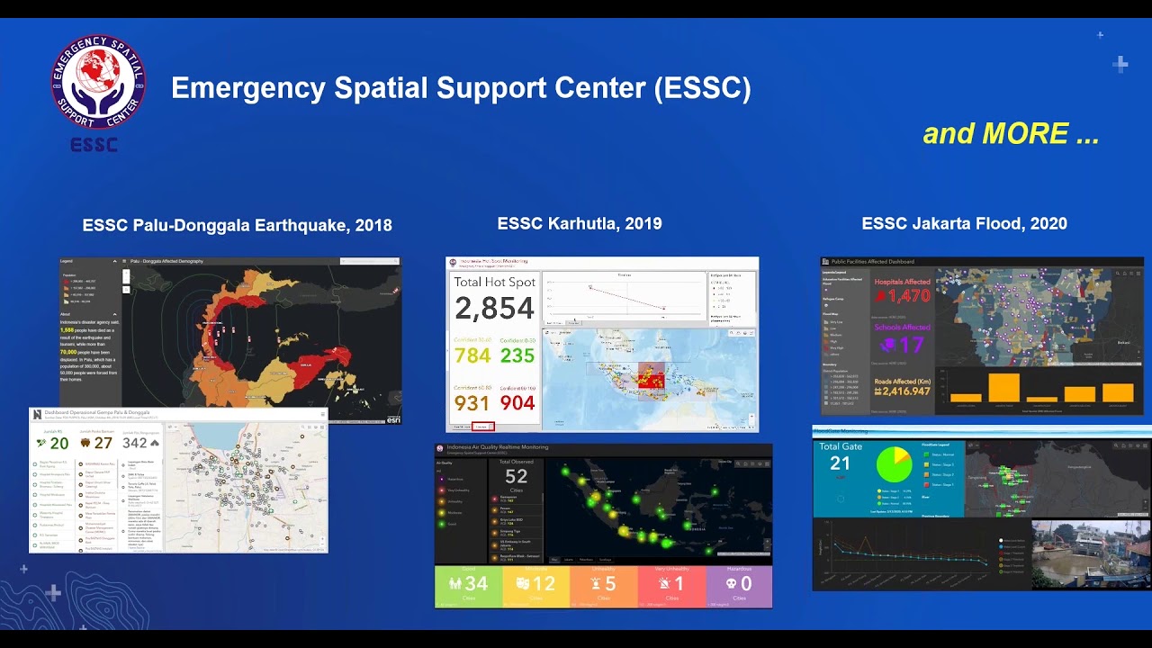 Emergency Spatial Map The emergency spatial support center - YouTube