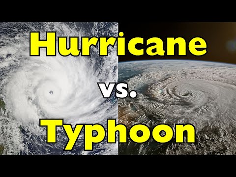 الإعصار مقابل التيفون ما هو الفرق الحقيقي 