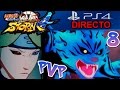 NARUTO SHIPPUDEN ULTIMATE NINJA STORM 4 PARTE 8 ESPAÑOL COMBATES ONLINE MULTIPLAYER RANKED PVP