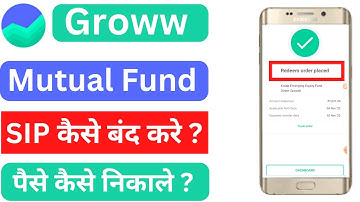 how to cancel sip in groww app and withdraw money|how to stop sip in groww app|cancel sip in groww
