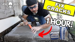 Concrete Repair in ONE HOUR by Michael Builds 146,844 views 1 year ago 10 minutes, 59 seconds